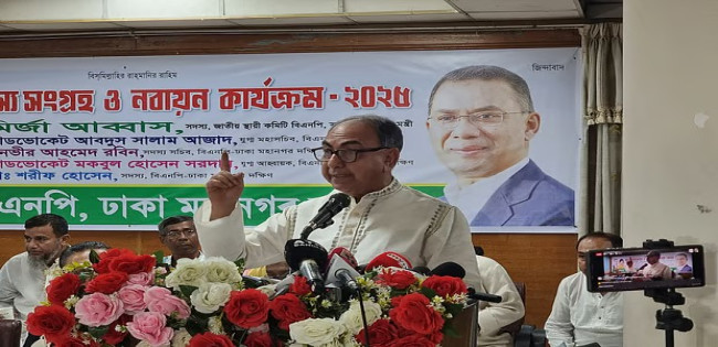 নির্বাচনকে পিছিয়ে দিয়ে একটি গোষ্ঠী জাতির সর্বনাশ করতে চাচ্ছে: মির্জা আব্বাস