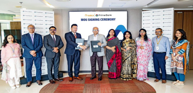 সিলেটে জীবনরক্ষাকারী যক্ষ্মা চিকিৎসায় আইসিডিডিআর,বি-এর পাশে দাঁড়ালো প্রাইম ব্যাংক