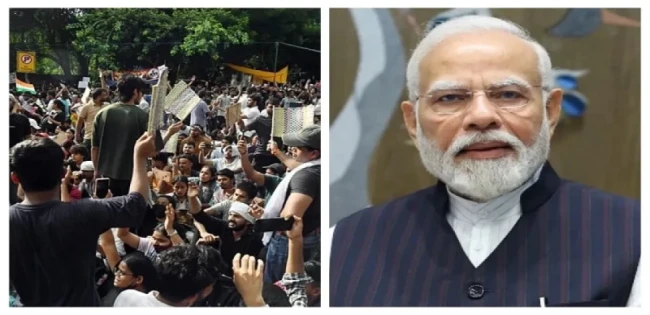 বিশেষ ঘোষণা দিলেন মোদি :  তীব্র হচ্ছে দিল্লির বিক্ষোভ