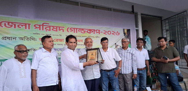"মাঠে হবে গোলের লড়াই, মাদকের বিরুদ্ধে আমরা সবাই