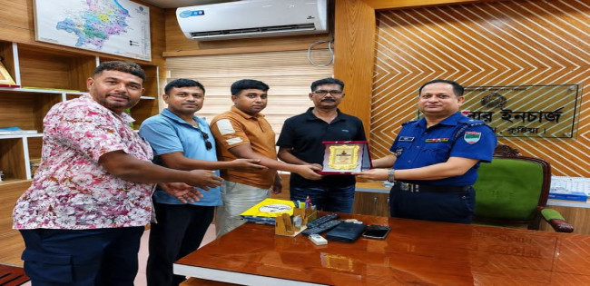 কনস্টেবল শাহাদাত হোসেনের বিদায়